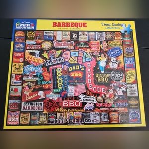 White Mountain Barbeque 1000 piece jigsaw puzzle